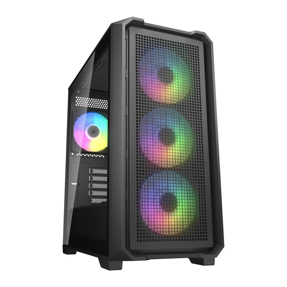 COUGAR - Gabinete - Cougar MX600 Mini V2 - SFuente - m-ATX