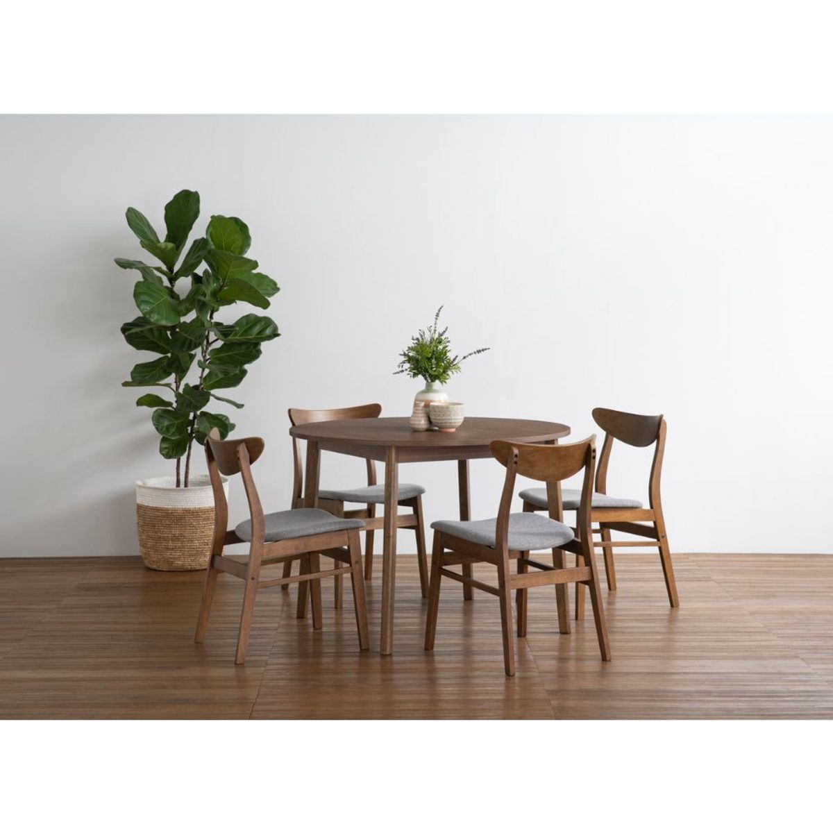 GENERICO - Juego de comedor redondo Stark x4 sillas
