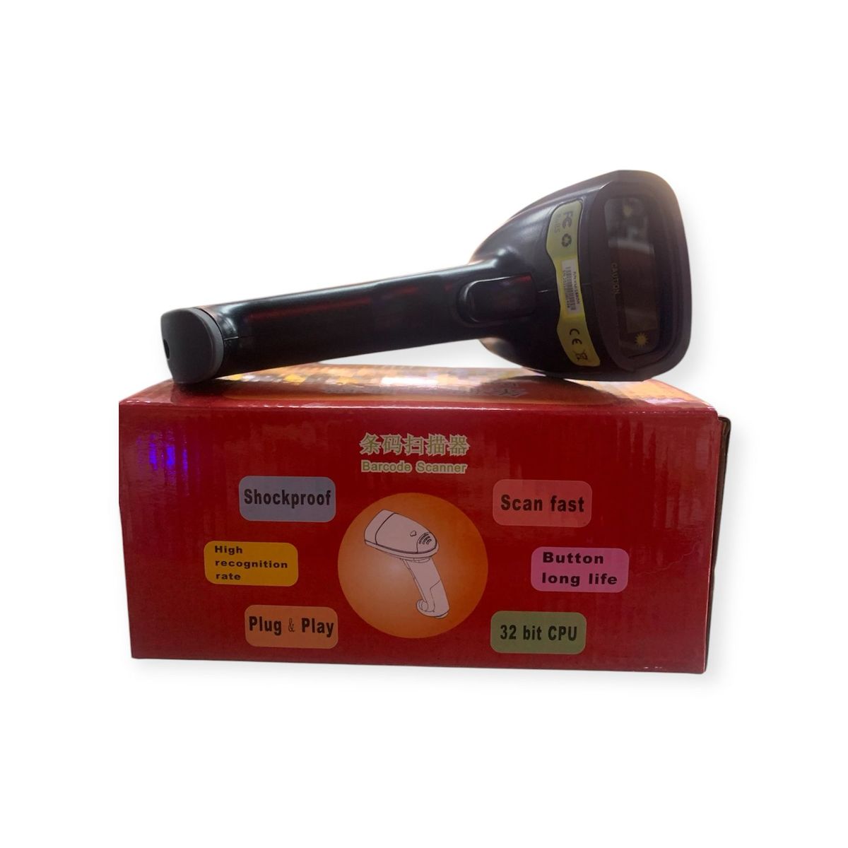 GENERICO - Lector Optico Codigo De Barra Usb Escanner