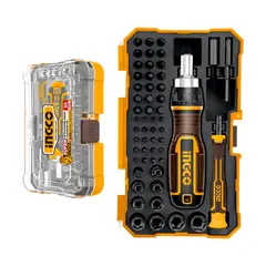 INGCO - Set Destornillador Puntas Industrial Sl/Ph/T/H 55 Piezas