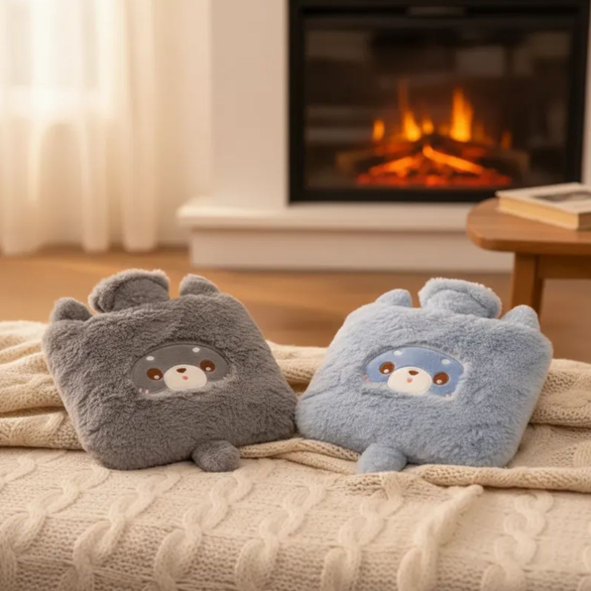 GENERICO - Guatero De Mano Peluche Kawaii Animalitos Bolsa Agua Caliente