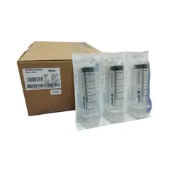 NIPRO - Jeringa 50mL sin aguja punta catéter caja 30 unidades