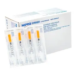 NIPRO - Jeringa insulina 0,3mL con aguja 31 G x 516 caja 100 unidades