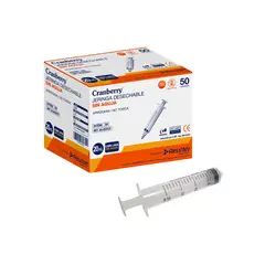 CRANBERRY - Jeringa 20ml Con Aguja Luer Lock 21gx1 12 50 Un