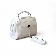 GENERICO - Cartera Blanca de Mujer Cruzada