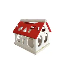 GENERICO - Casa de Madera con numeros de Encaje