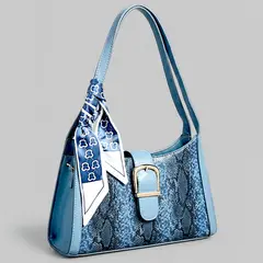 GENERICO - Cartera Elegante Mujer Azul Moderna