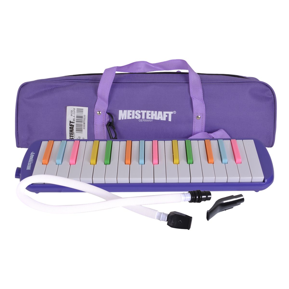 MEISTEHAFT - MELODICA 32 NOTAS MORADA TECLAS MULTICOLOR MLA-32 MEISTEHAFT