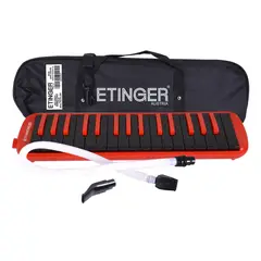 ETINGER - MELODICA 32 NOTAS ROJO TECLAS NEGRAS ERN-32