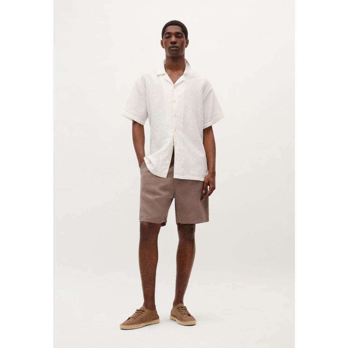 SCALPERS - BERMUDAS 100% LINO