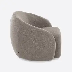 MILK - Sillón Giratorio Hank Cafe Oscuro