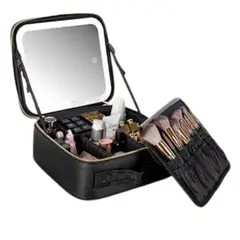 MOVI - Cosmetiquero con espejo luz led y organizador