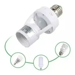GENERICO - Base Para Ampolleta Con Sensor De Movimiento Soquete
