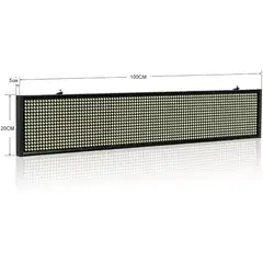 GENERICO - Letrero Led Luminoso Programable Inalámbrico Wifi MULTICOLOR