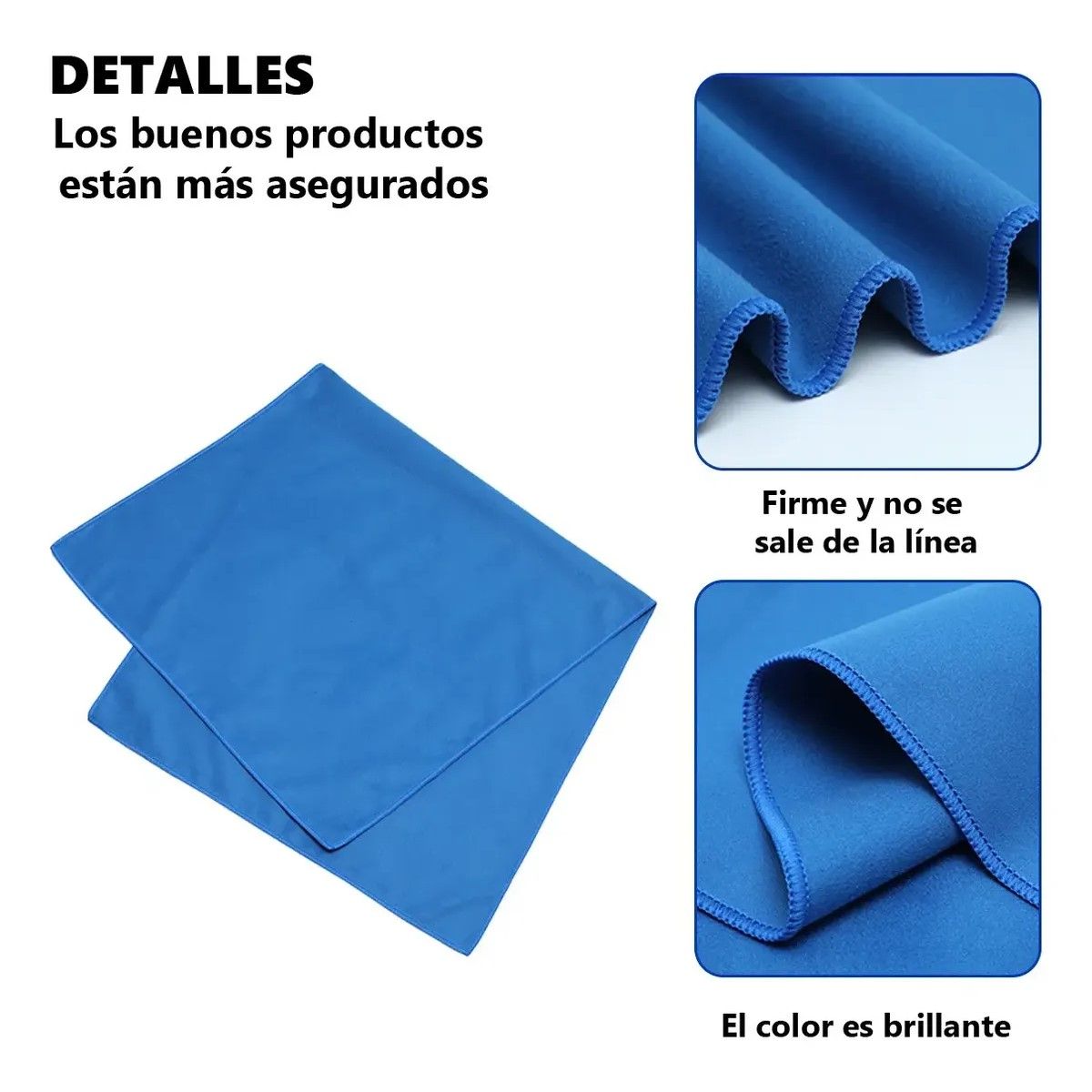 GENERICO - 4 Toalla Microfibra Deporte Secado Rapido Natación Viaje Gym BELUG