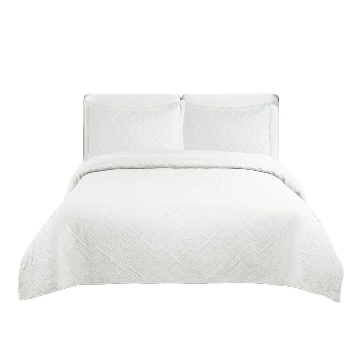 GENERICO - Cubre Cama De Verano Unicolor 2 Plazas