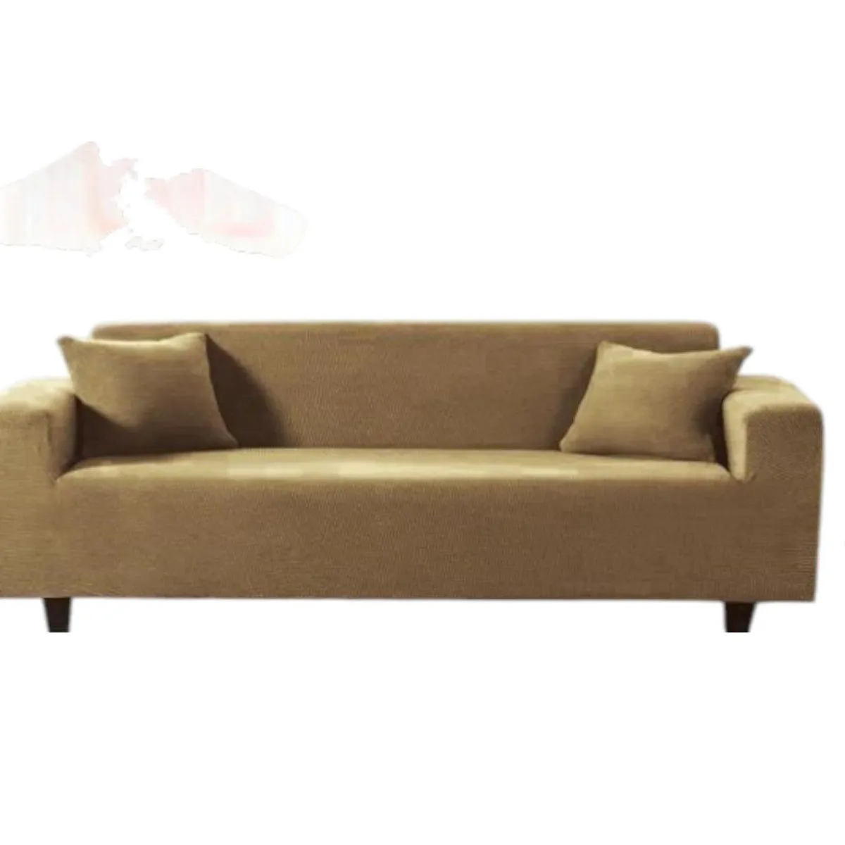 GENERICO - Cubre Sillon/Sofa 2 cuerpo Elásticos Texturizado