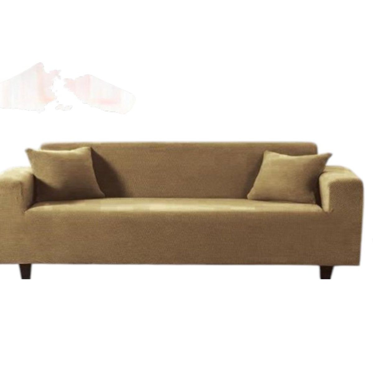 GENERICO - Cubre Sillon/Sofa 2 cuerpo Elásticos Texturizado