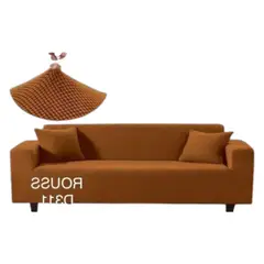 GENERICO - Cubre Sillon/Sofa 1 cuerpo Elásticos Texturizado