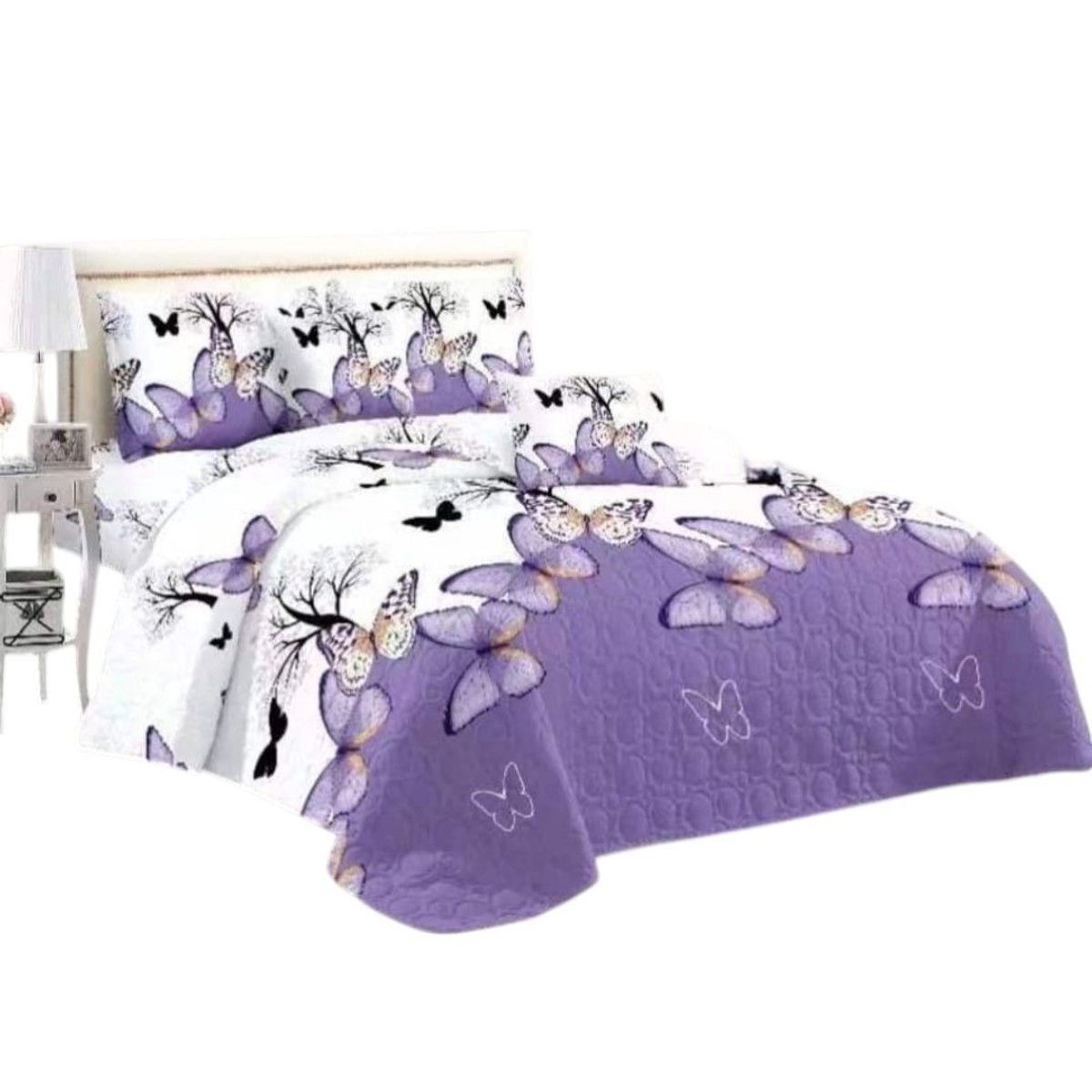 GENERICO - Cubrecama Quilt De Verano Con Diseño 2 Plazas