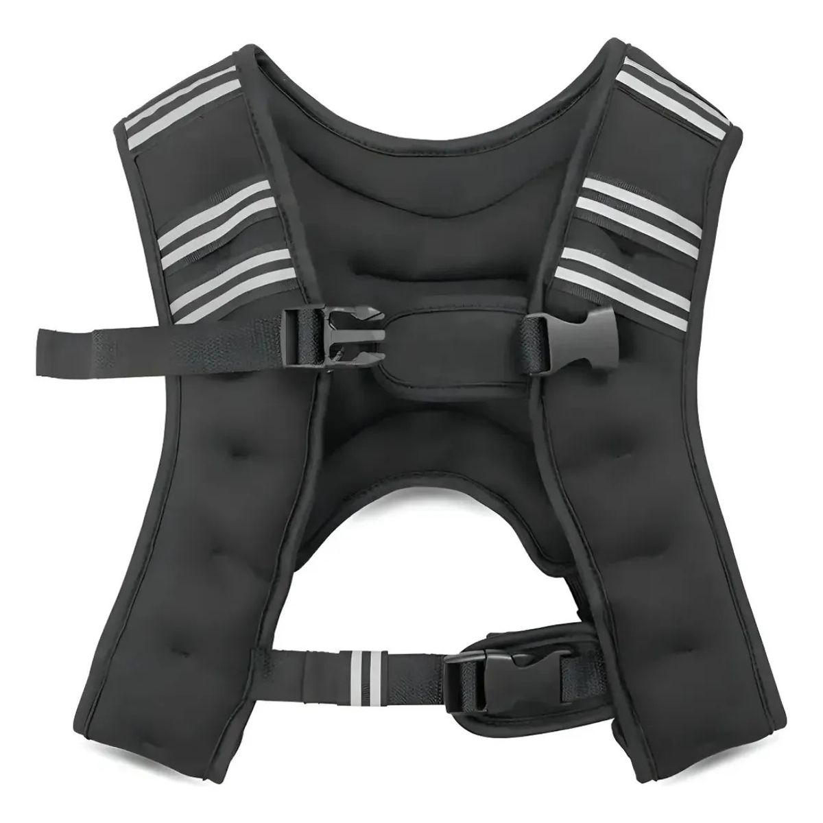 GENERICO - Chaleco Peso Ajustable Crossfit Reflectante Ejercicios Fitness Chlaeco De 5 Kg Negro