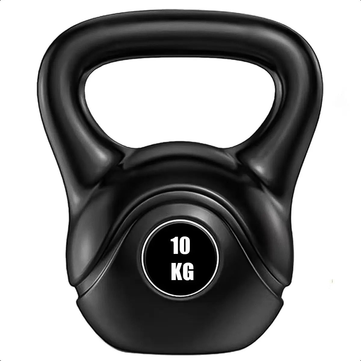 GENERICO - Pesa Rusa 10kg Pesa Kettlebell Mancuerna Ejercicio Crossfit Color Negro