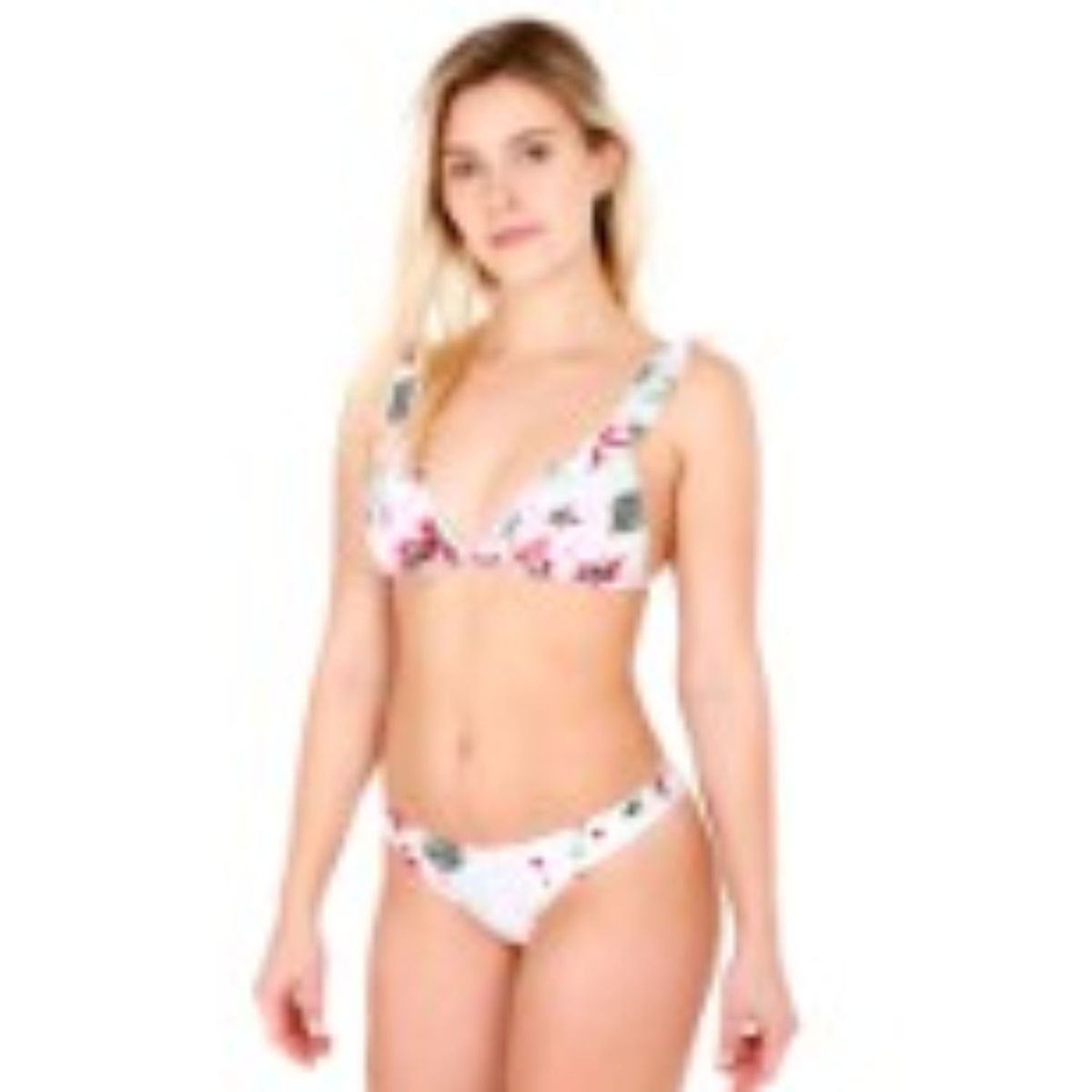 H2O WEAR - Traje de Baño Bikini con Vuelos para Mujer Verde
