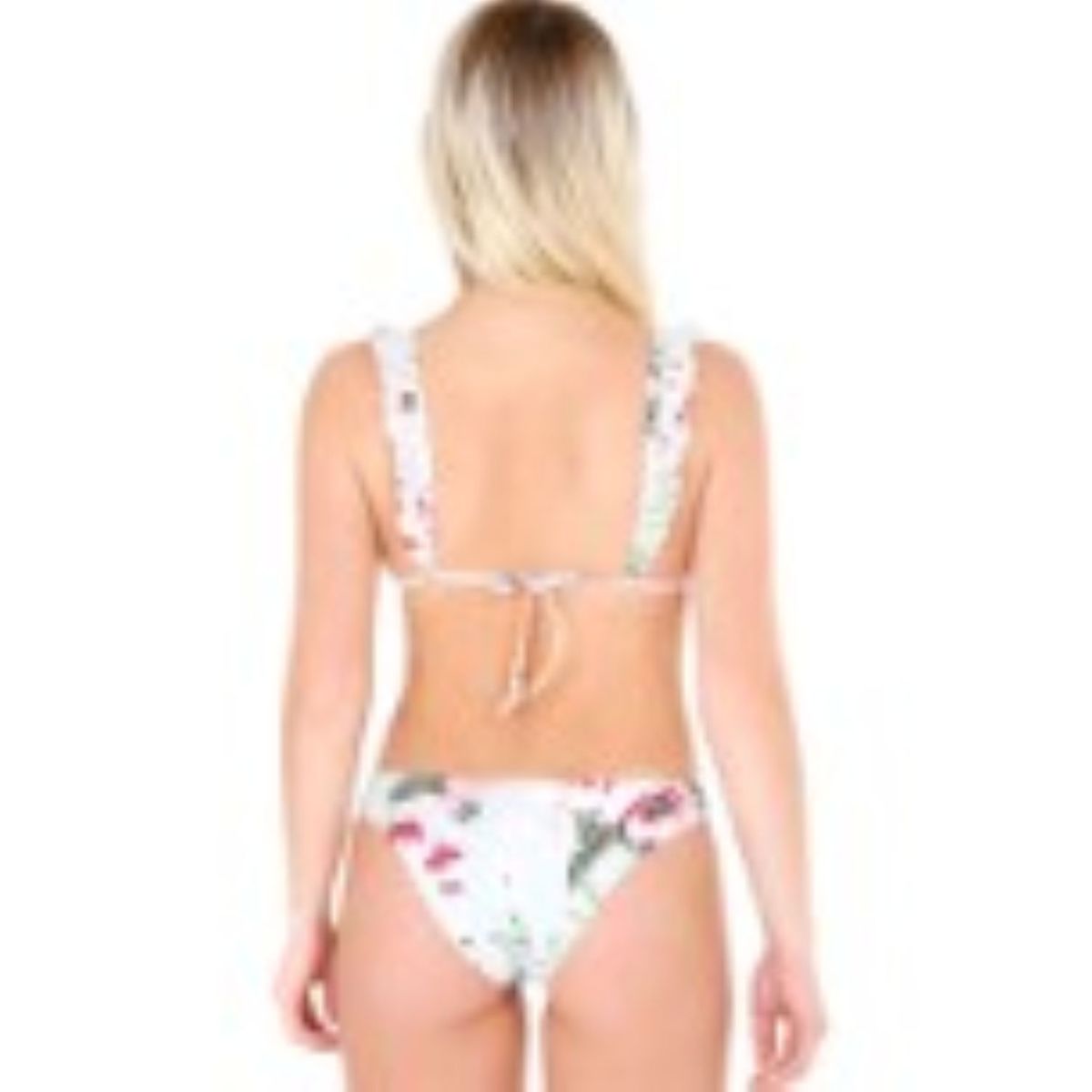 H2O WEAR - Traje de Baño Bikini con Vuelos para Mujer Verde