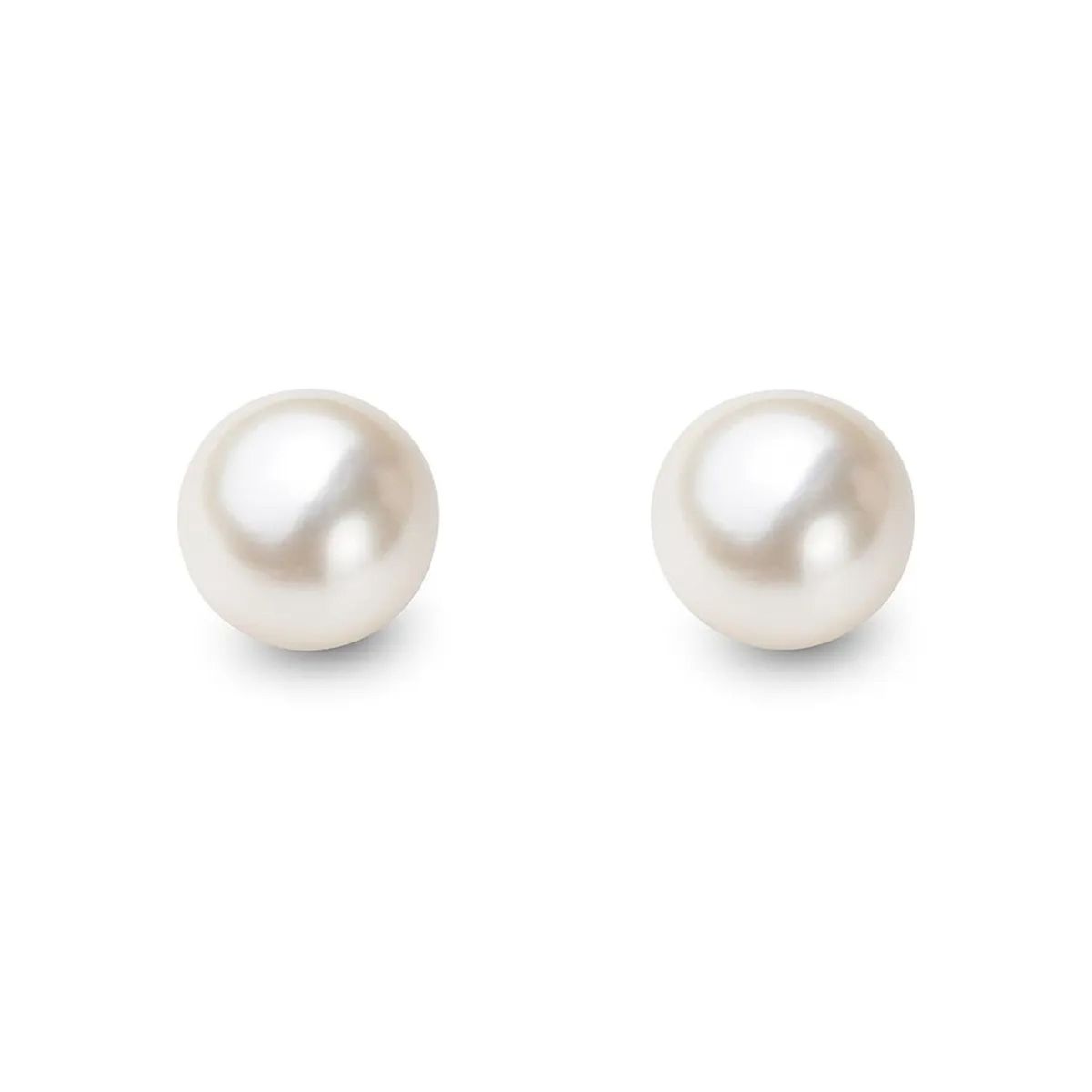 JOYAS LANDEROS - Aros con Perla Enchapados 8mm Oro 18k