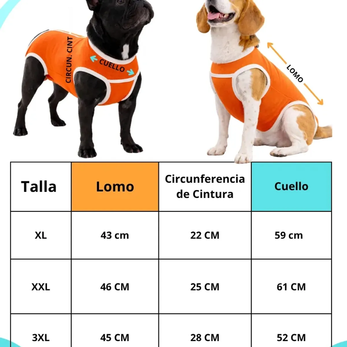 GENERICO - Body Perros Antilamedura Talla 4XL Alternativa Collar Isabelino Suave