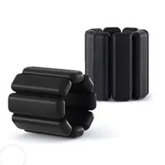 GENERICO - 1 Par Tobillos Muñequera Gym Pulsera De Pesas Silicona 2 Lb belug
