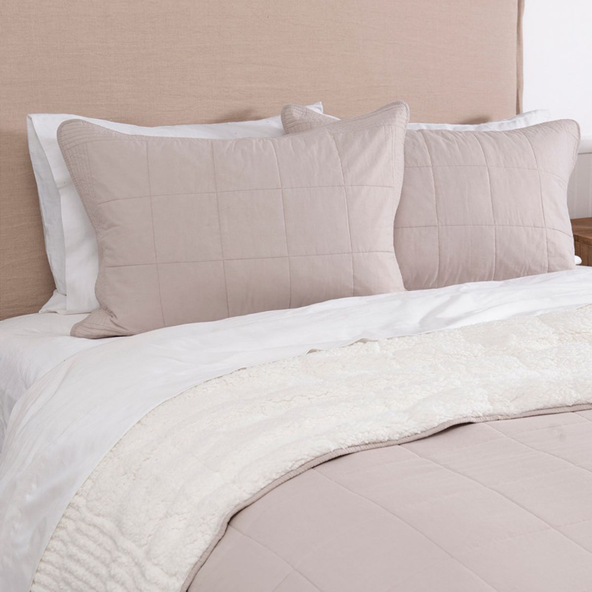 FABRICS - Quilt Louis Sherpa S.King Verde
