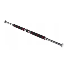 GENERICO - Barra Dominadas Puerta Abdominales Casa Gym Extensible Rojo BELUG