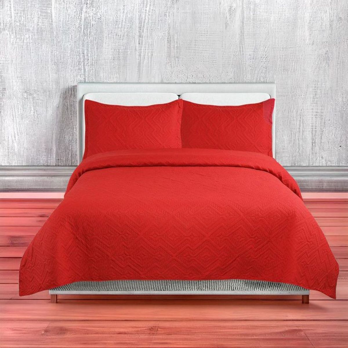 GENERICO - Cubrecama Quilt De Verano Unicolor TF 2P