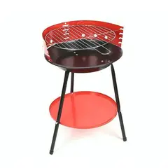 GENERICO - Parrilla Barbacoa Redonda De Acero Con Patas Desmontables