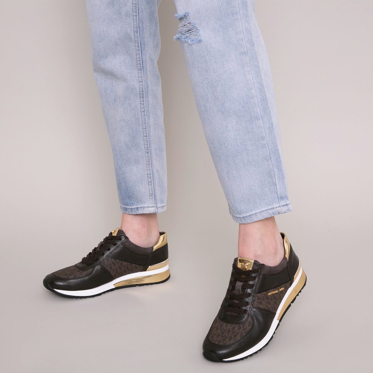 MICHAEL KORS - Zapatilla Urbana Mujer Cuero Negro