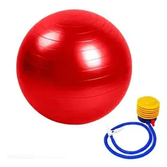 GENERICO - Pelota Balon 75 Cm Pilates Yoga + Inflador Pelotas
