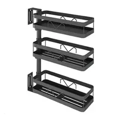 GENERICO - Organizador De Cocina Estante 3 Niveles Colgante Multiuso