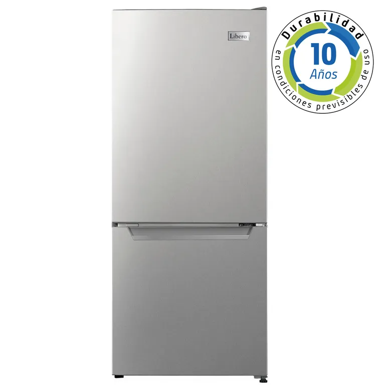 LIBERO REFRIGERADOR BOTTOM FREEZER FRIO DIRECTO LRB-140DFI INOX
