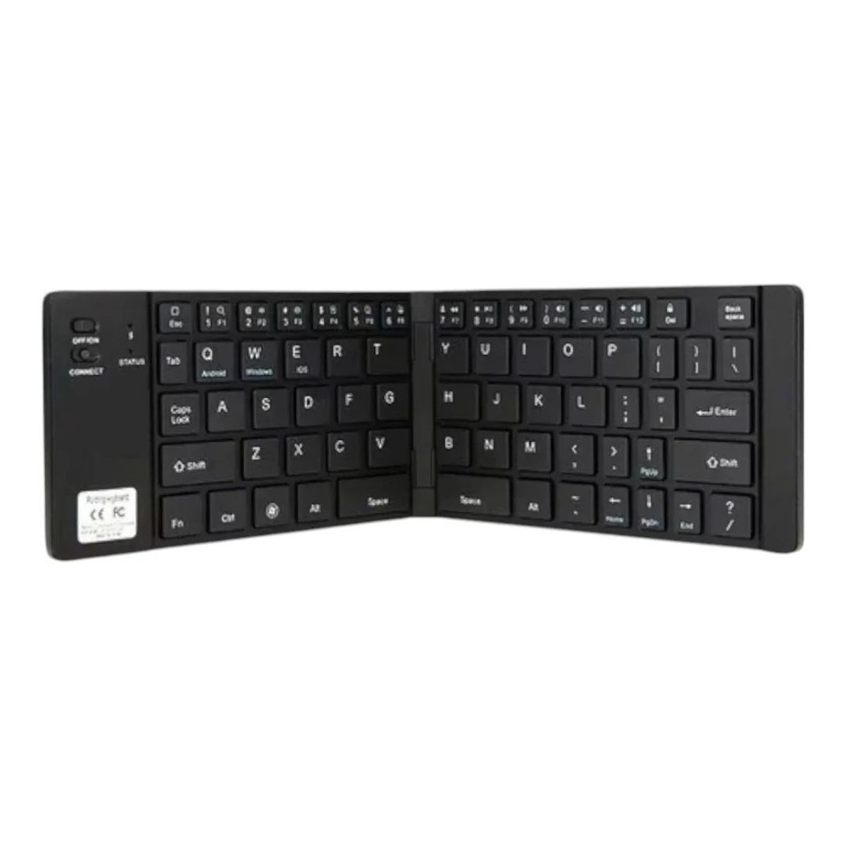 GENERICO - Mini Teclado Inalambrico Plegable Portatil Bluetooth