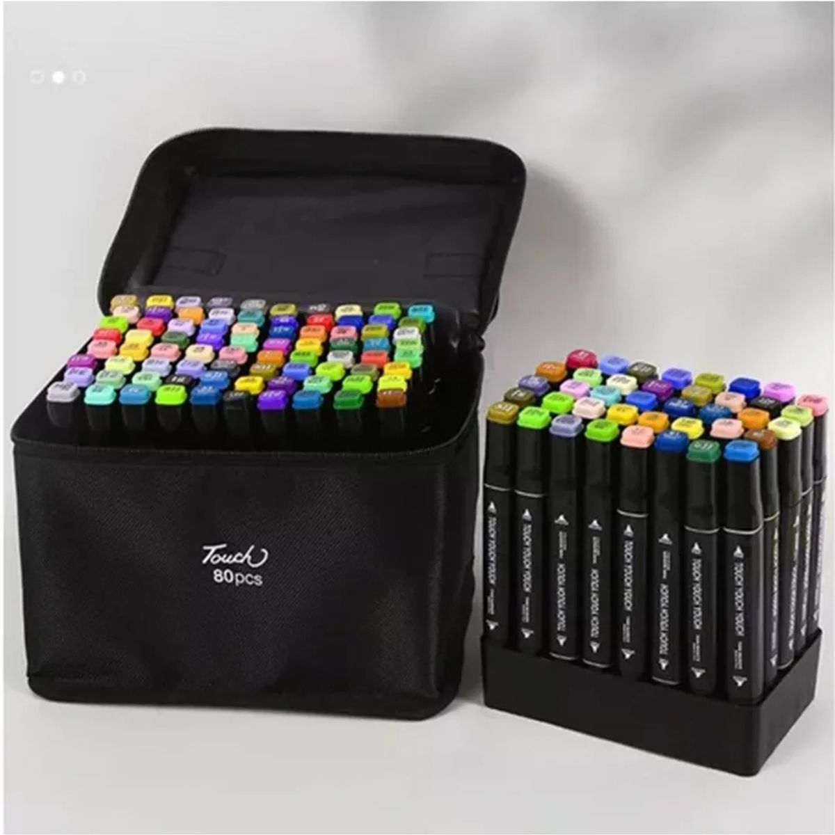 GENERICO - Marcadores Touchfive 80 Lapices Colores Profesional Colores