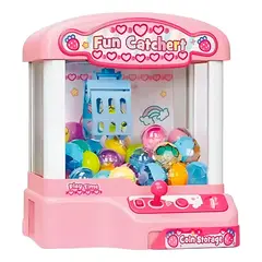 GENERICO - Mini Maquina Saca Peluches Y Juguetes Garra Doll Rosa