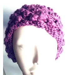 AMG ACCESORIOS - GORRO DE LANA TEJIDO A MANO DISEÑO EXCLUSIVO