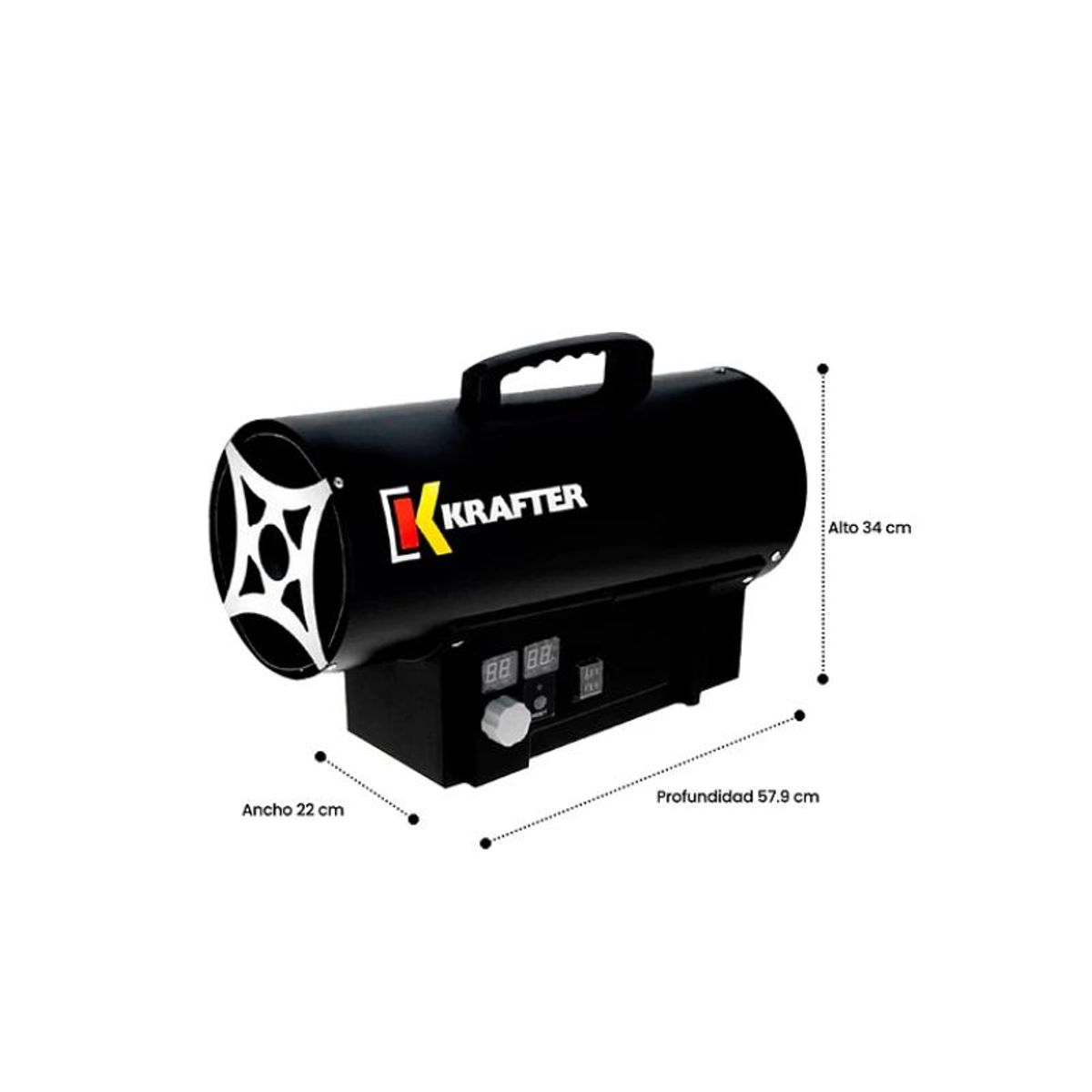 KRAFTER - TURBOCALEFACTOR A GAS 30 KW KRAFTER TG30