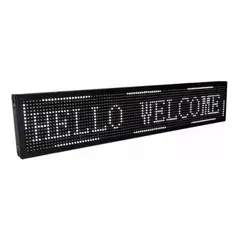 GENERICO - Letrero Led Luminoso Programable Inalámbrico Wifi Blanco