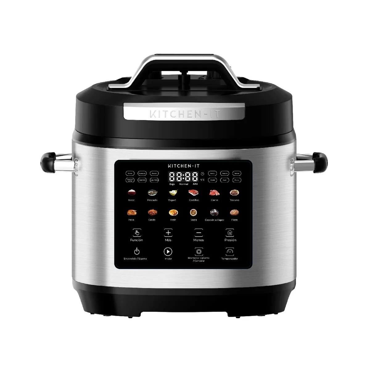 KITCHEN IT - Olla a Presión Eléctrica Multifuncional 8L - 27 en 1 - Multicooker XL Power Cook