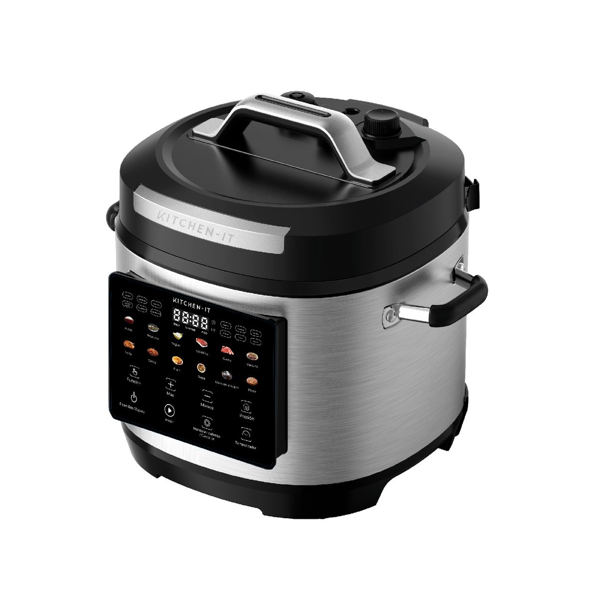 KITCHEN IT - Olla a Presión Eléctrica Multifuncional 8L - 27 en 1 - Multicooker XL Power Cook