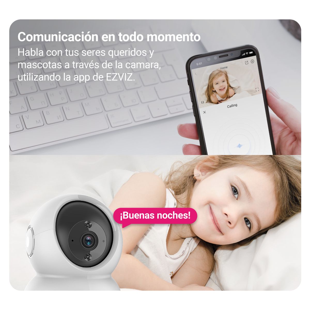 EZVIZ - CAMARA WIFI DE INTERIOR H6C PRO 3K EZVIZ