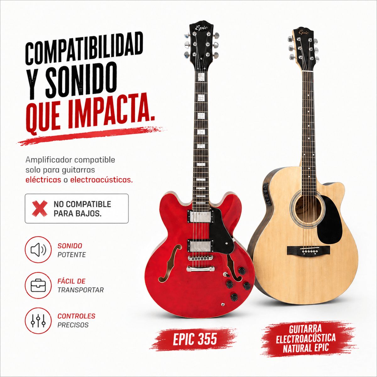 EPIC - Amplificador Guitarra 10 Watts Epic