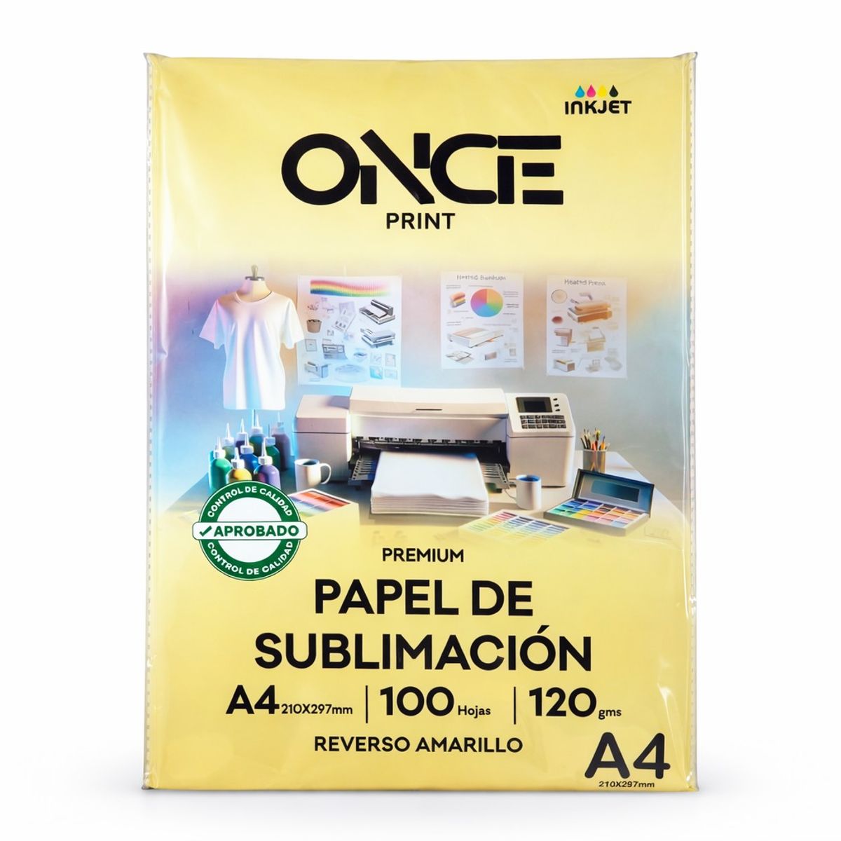 TODOK - Papel de Sublimacion A4 100H 120g Premiun